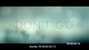Titelkarte von „Don't Go“