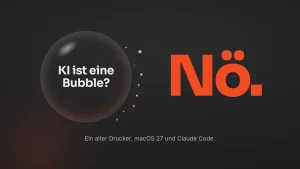 KI ist eine Bubble? Nö. – Ein alter Drucker, macOS 27 und Claude Code
